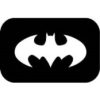 šablona za izradu airbrush ili glitter privremene tetovaže BATMAN (paket od 5 kom)